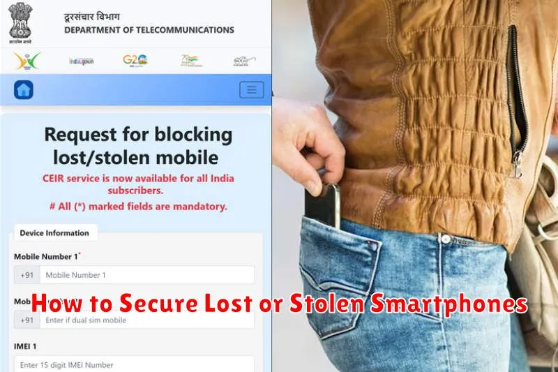 How to Secure Lost or Stolen Smartphones