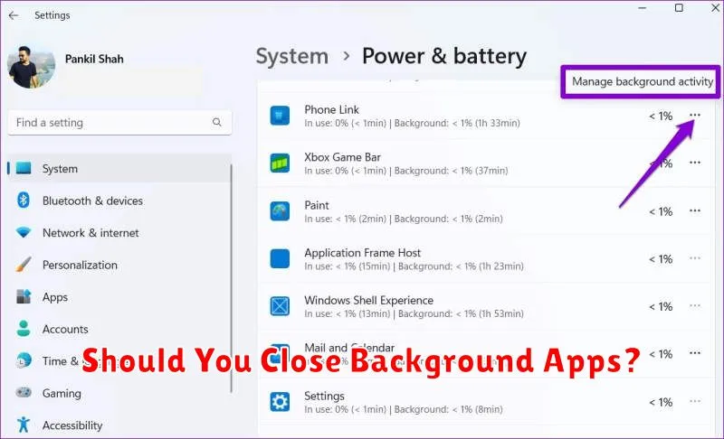 Should You Close Background Apps?