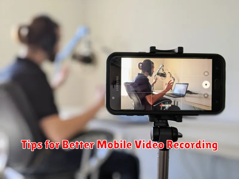 Tips for Better Mobile Video Recording